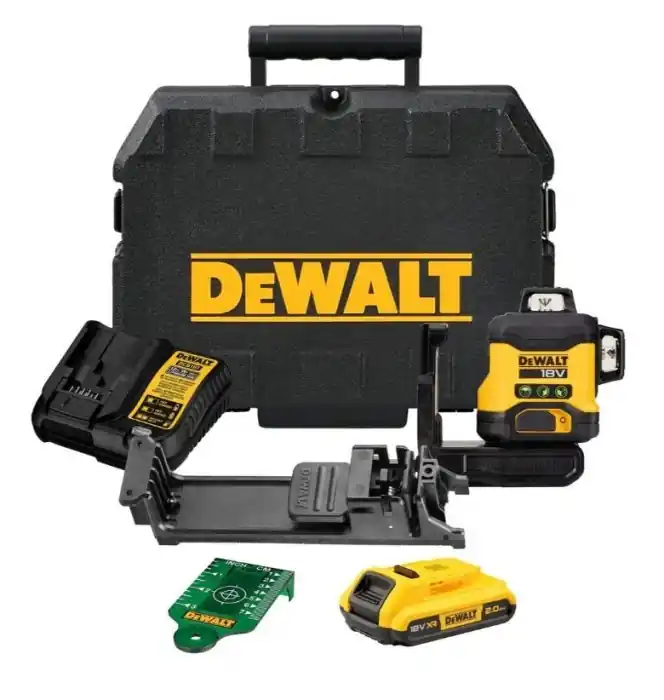 Dewalt DCLE34031D1-QW livella laser raggio verde tracciatore 18V - 3 linee 360° Snelle Levering