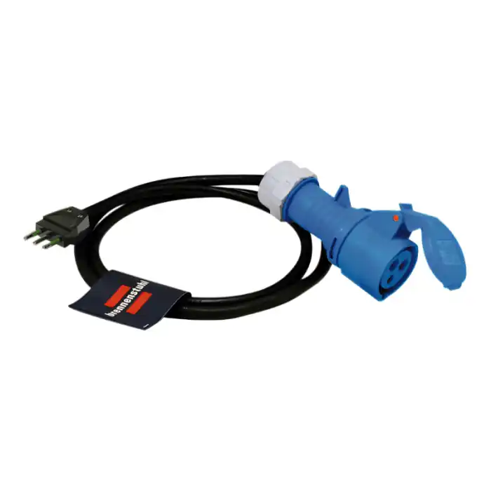 Cavo elettrico da cantiere IP20 3x1,5 mm² 1,5m spina IT 230V/16A e presa CEE 230V/16A Beperkt Aanbod