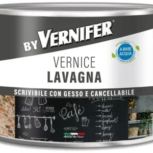 Voordeelprijs Vernice acrilica all‘acqua Lavagna Vernifer 500ml r r
La vernice Lavagna è una vernice acrilica all‘acqua inodore che ti permette di realizzare una lavagna di colore antracite dove ritieni opportuno! r r
La vernice è applicabile su pareti in muratura, cartongesso, mobili, pvc, vetro, ceramica e tanti altri tipi di supporti. r r
Vernice Lavagna trasforma qualunque superficie in una lavagna dove si può scrivere con gessetti e cancellare. r r
La vernice per lavagna è ideale per uso domestico e anche in ufficio, ad esempio nelle sale riunioni per scriverci appunti, grafici, schemi, disegni. r
", "sku" "09782662", "brand" { "@type" "Thing", "name" "AREXONS" }, "offers" { "@type" "Offer", "priceCurrency" "EUR", "price" "10.15", "itemCondition" "http //schema.org/NewCondition", "availability" "http //schema.org/InStock", "url" "https //www.toolshopitalia.it/shop/vernici-pennarelli-e-accessori/vernice-acrilica-all-acqua-vernifer-lavagna-500ml", "seller" { "@type" "Organization", "name" "ToolShop Italia - Ferramenta Online" } }
}