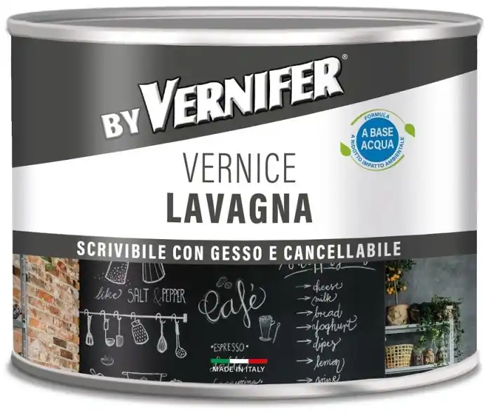 Voordeelprijs Vernice acrilica all‘acqua Lavagna Vernifer 500ml r r
La vernice Lavagna è una vernice acrilica all‘acqua inodore che ti permette di realizzare una lavagna di colore antracite dove ritieni opportuno! r r
La vernice è applicabile su pareti in muratura, cartongesso, mobili, pvc, vetro, ceramica e tanti altri tipi di supporti. r r
Vernice Lavagna trasforma qualunque superficie in una lavagna dove si può scrivere con gessetti e cancellare. r r
La vernice per lavagna è ideale per uso domestico e anche in ufficio, ad esempio nelle sale riunioni per scriverci appunti, grafici, schemi, disegni. r
", "sku" "09782662", "brand" { "@type" "Thing", "name" "AREXONS" }, "offers" { "@type" "Offer", "priceCurrency" "EUR", "price" "10.15", "itemCondition" "http //schema.org/NewCondition", "availability" "http //schema.org/InStock", "url" "https //www.toolshopitalia.it/shop/vernici-pennarelli-e-accessori/vernice-acrilica-all-acqua-vernifer-lavagna-500ml", "seller" { "@type" "Organization", "name" "ToolShop Italia - Ferramenta Online" } }
}