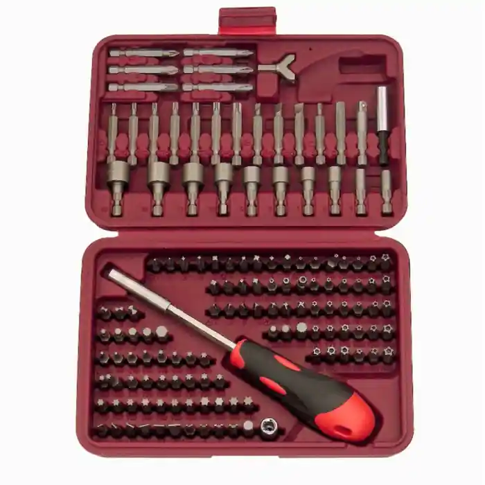 Nu Kopen Cassetta con inserti e porta inserti avvitare Fermec BIT-138 r r r box 138 pezzi r inserti con tutte le impronte lunghezze 25 /50 mm r Torx® 5 punte c /foro da tp 10 a 50 r chiavi a bussola r impugnatura porta inserti magnetica r attacco 1 /4" r r
", "sku" "09624641", "brand" { "@type" "Thing", "name" "Fermec" }, "offers" { "@type" "Offer", "priceCurrency" "EUR", "price" "32.80", "itemCondition" "http //schema.org/NewCondition", "availability" "http //schema.org/InStock", "url" "https //www.toolshopitalia.it/shop/inserti-per-avvitare/cassetta-con-inserti-e-porta-inserti-avvitare-fermec-bit-138-pezzi", "seller" { "@type" "Organization", "name" "ToolShop Italia - Ferramenta Online" } }
}