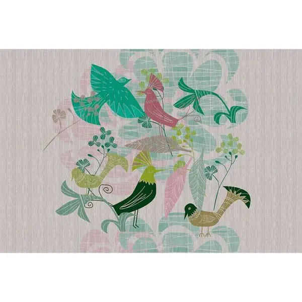 Aanbieding Carta da parati DD122452 Walls by Patel 3 birdland 3