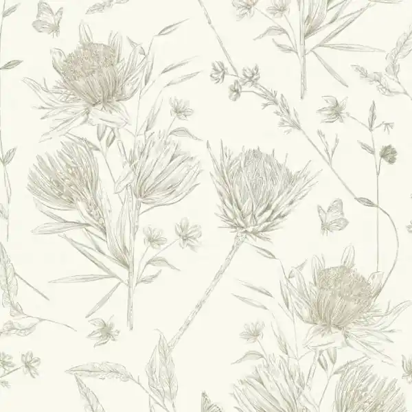 Direct Verzonden Carta da parati 394273 Drawn into Nature livingwalls