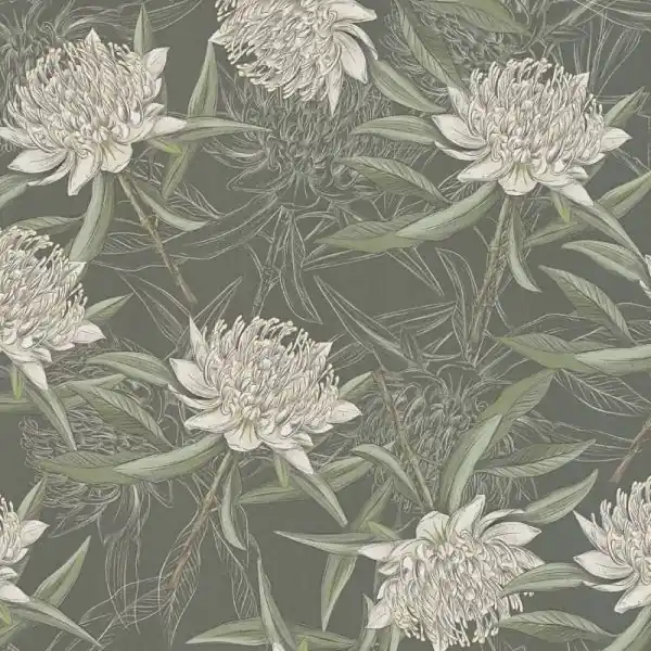 Rechtstreeks Van De Fabrikant Carta da parati 394321 Drawn into Nature livingwalls