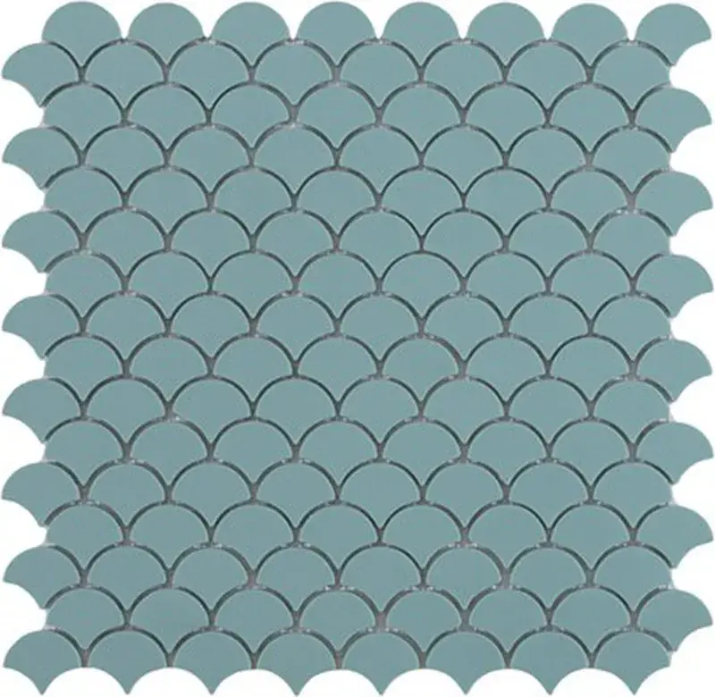 Scatola a maglie anima mosaico turchese opaco Populair