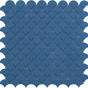 Aanbieding Scatola a maglie di mosaico opaco blu soul