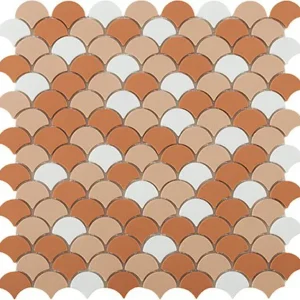 Scatola a maglie tessute in mosaico di anime satinate Direct Verzonden
