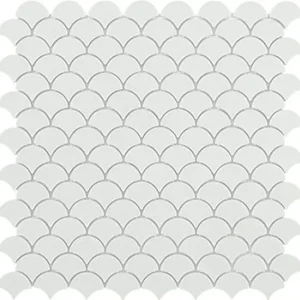 Lage Prijs Scatola a rete in mosaico bianco opaco soul