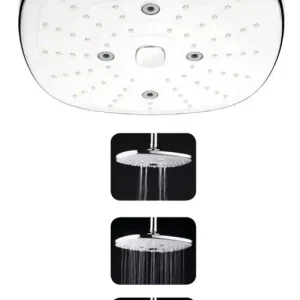 SR01 Soffione doccia quadrato da 24,5 cm Uitverkoop