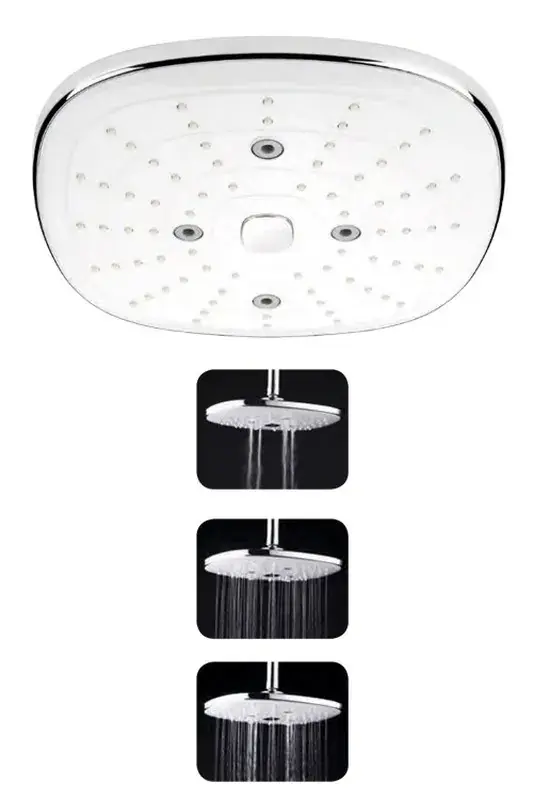 SR01 Soffione doccia quadrato da 24,5 cm Uitverkoop