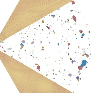 Op = Op Scatola in porcellana esagonale 25x29 Miele di Stracciatella 0,93m2 17 pezzi Aparici