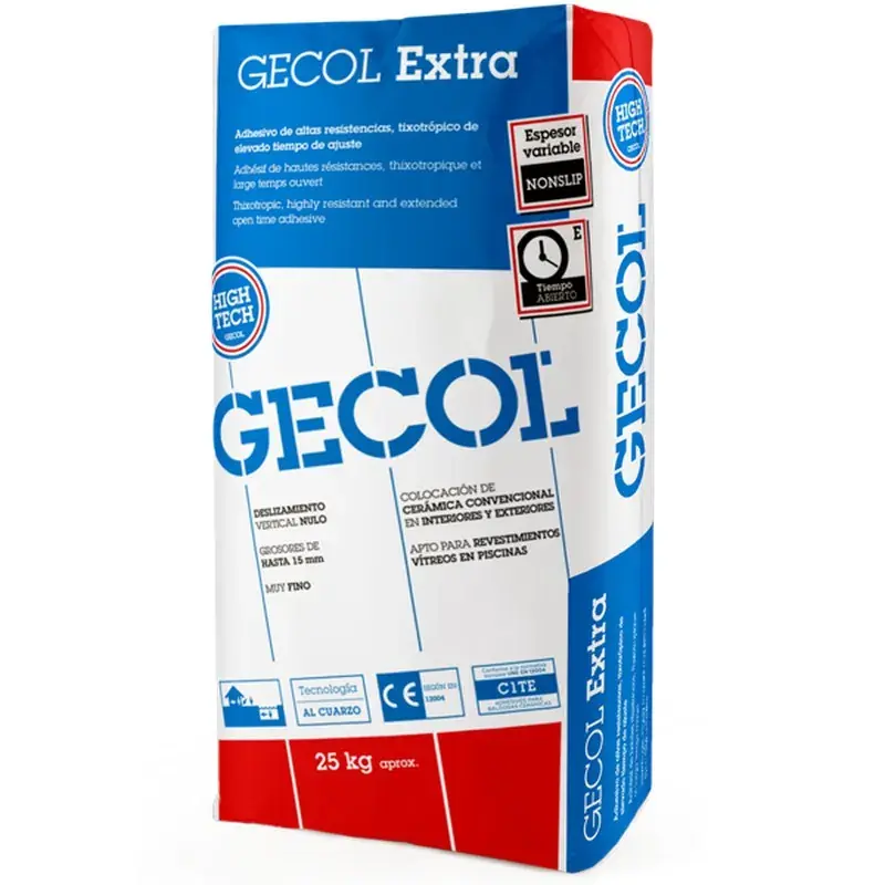 Gecol Extra Bianco 25kg C1TE Gratis Retour