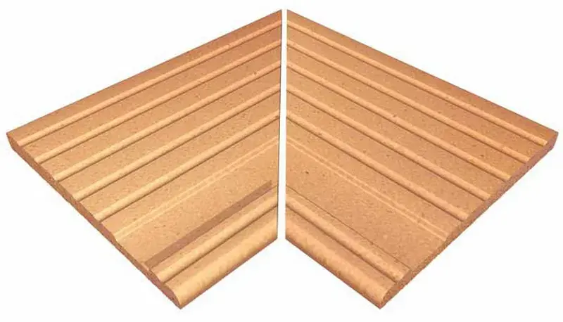 Angolo interno box bordo traboccante 2 set Gres de Aragon Must-Have