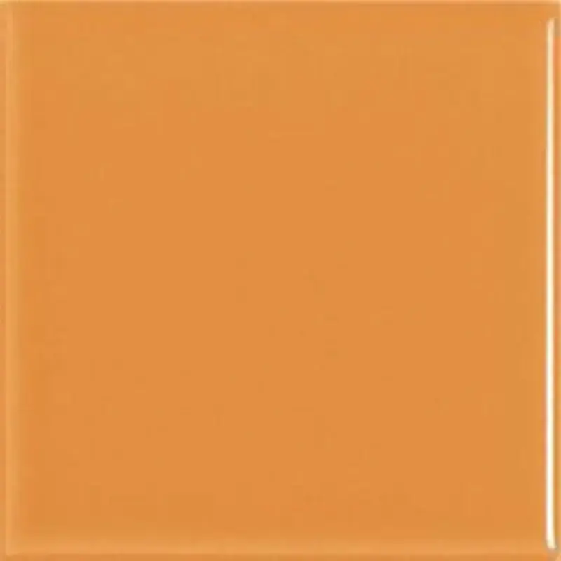 Piastrella arancione lucida 15x15 cm, pasta rossa Must-Have
