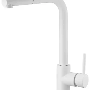 Seizoensaanbieding Rubinetto da cucina bianco opaco Malta Ref.GCE006 / BL Imex