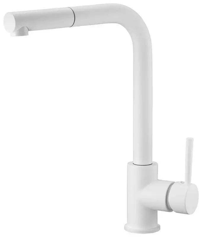 Seizoensaanbieding Rubinetto da cucina bianco opaco Malta Ref.GCE006 / BL Imex