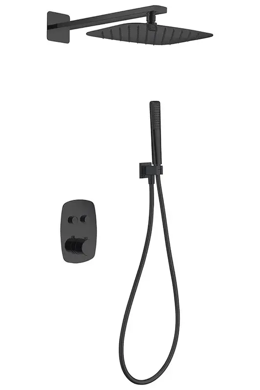 Bestseller Set doccia incasso nero Hidra. Imex
