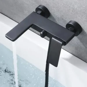 Express Levering Rubinetto per doccia da bagno nero Fiji. Imex