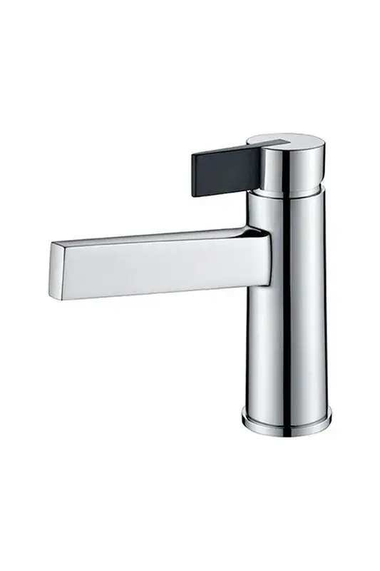Gereduceerde Prijs Rubinetto lavabo Elba cromo / nero opaco