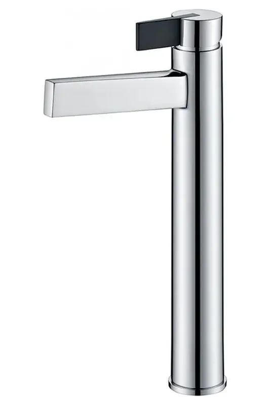 Goedkoop Rubinetto lavabo Imex alto cromo / nero opaco Elba