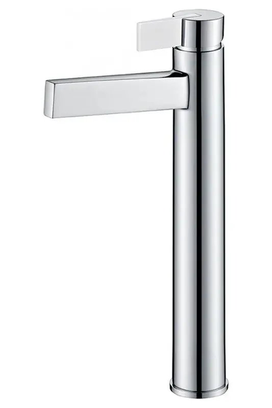 Rubinetto lavabo Imex alto Elba cromo / bianco Exclusieve Aanbieding