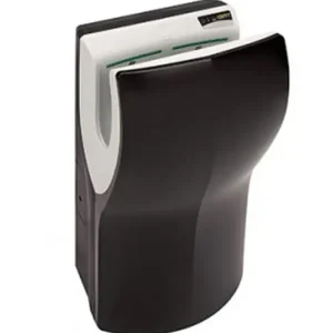 Asciugamani elettrico automatico Dualflow in ABS nero Mediclinics M-14AB Beperkte Voorraad