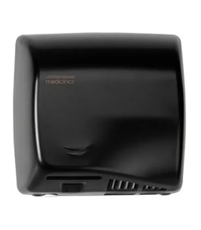 Asciugamani automatico speedflow Acciaio epossidico nero opaco M-17AB Mediclinics Gratis Retour