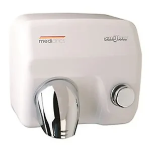 Asciugamani manuale Saniflow Acciaio epossidico bianco E05 Mediclinics Korting