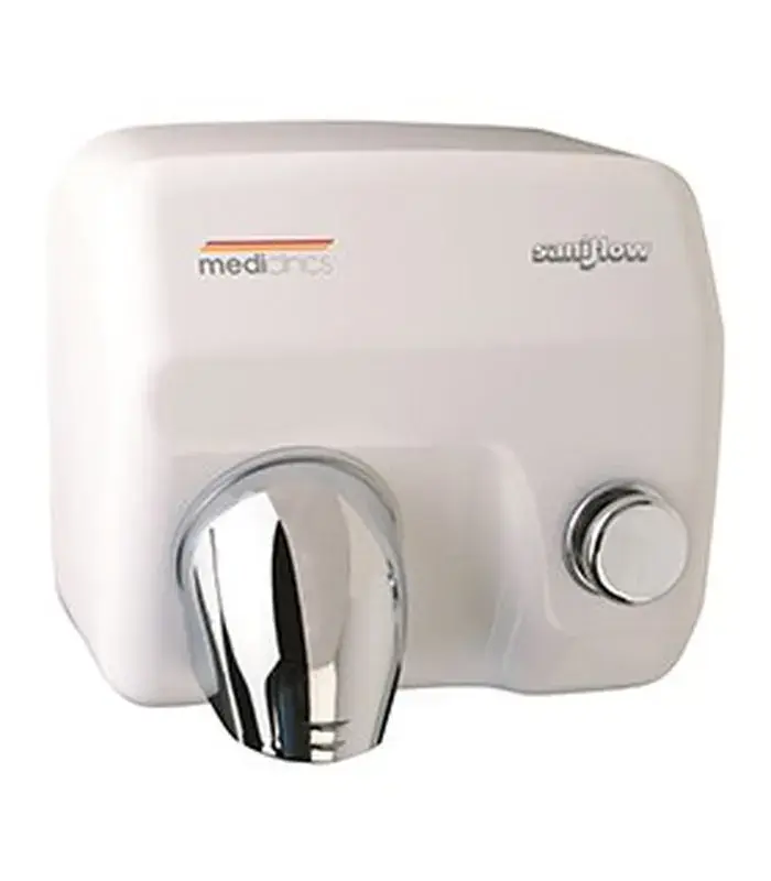 Asciugamani manuale Saniflow Acciaio epossidico bianco E05 Mediclinics Korting