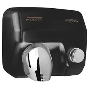 Koop Online Asciugamani elettrico saniflow manuale Acciaio epossidico nero opaco E05B Mediclinics