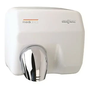 Asciuga mani automatico saniflow Acciaio E88A Smalto Vitrificato Bianco Mediclinics Seizoensaanbieding