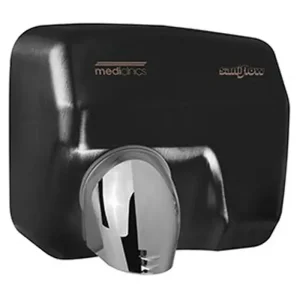 Asciugamani elettrico automatico Saniflow Acciaio epossidico Nero opaco E05AB Mediclinics Koop Online