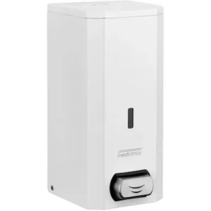 Distributore di sapone liquido a pulsante Acciaio inox AISI 304 Epossidico Bianco DJ0031 Mediclinics Meest Verkocht
