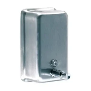 Distributore di sapone a pulsante in acciaio inox AISI 304 satinato DJ0111CS Mediclinics Actieprijs