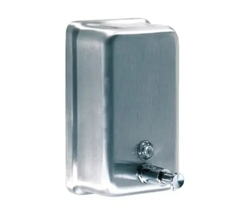 Distributore di sapone a pulsante in acciaio inox AISI 304 satinato DJ0111CS Mediclinics Actieprijs