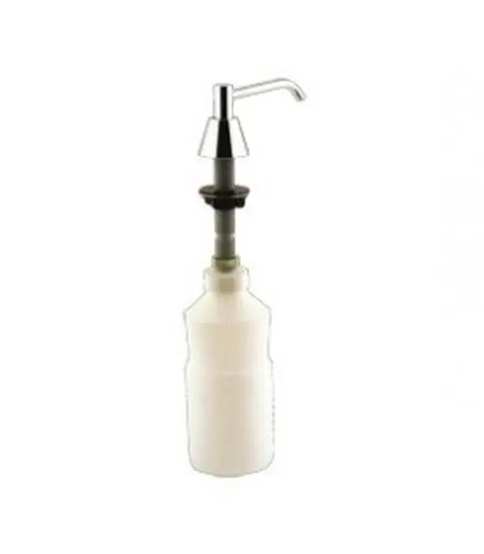Gratis Retour Distributore di sapone liquido a pulsante Ottone cromato brillante DJT118 Mediclinics