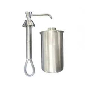 Meest Verkocht Dosatore di sapone liquido a pulsante in acciaio inox cromato brillante DJ0120C Mediclinics