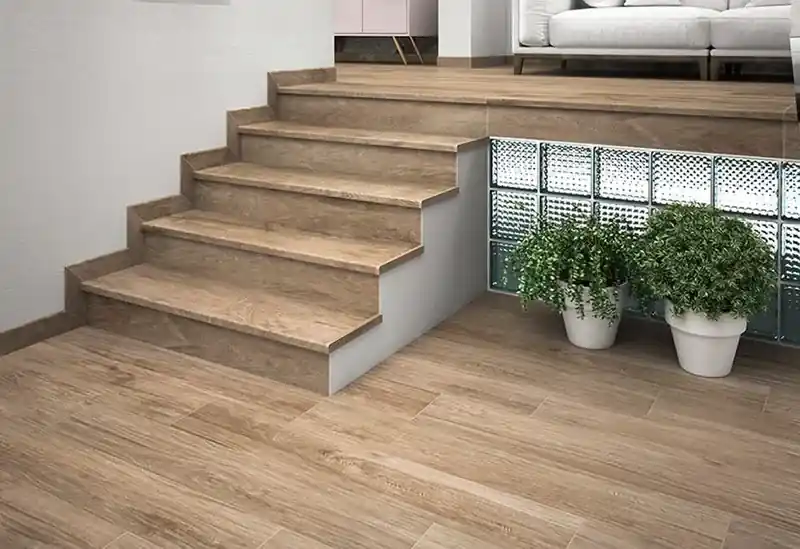 Gratis Retour Gradino in porcellana antiscivolo 60x32x3 Hyde Park Natucer da interno o esterno