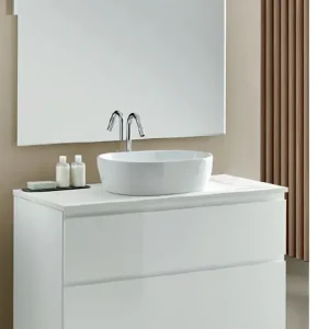Mobile sospeso e lavabo Nice White Sanchis Beste Prijs