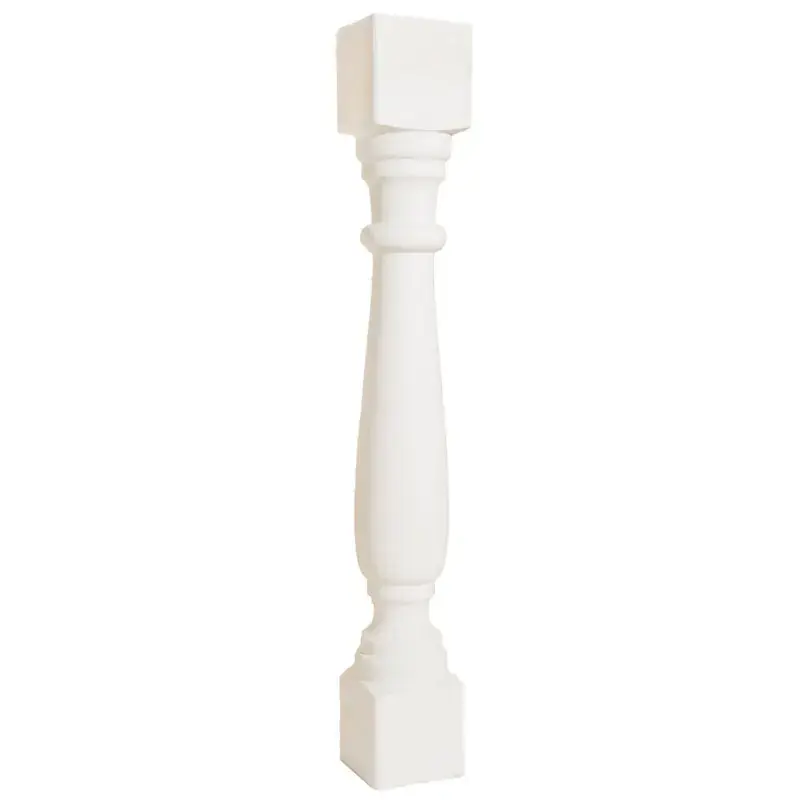Balaustra classica, cemento bianco, Bahamas, 90x12x12 cm, Verniprens Gratis Retour