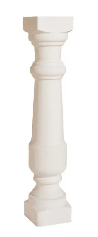 Balaustra classica in cemento bianco Venezia 65x1212 cm Verniprens Betaalbaar