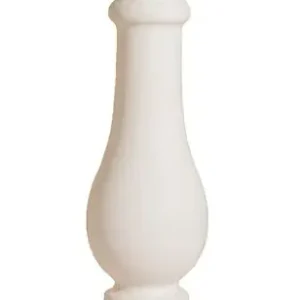 Balaustra classica in cemento bianco Ginevra 75x16x16 cm Verniprens Populair