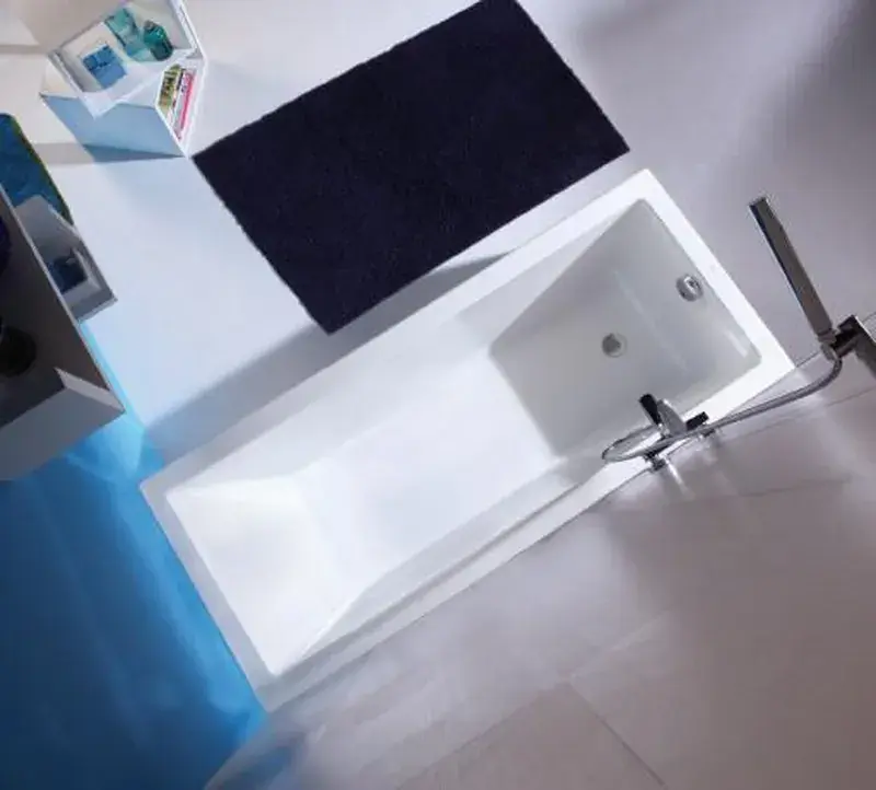 Vasca da bagno in acrilico bianco Cubic Sanitana Aanbieding