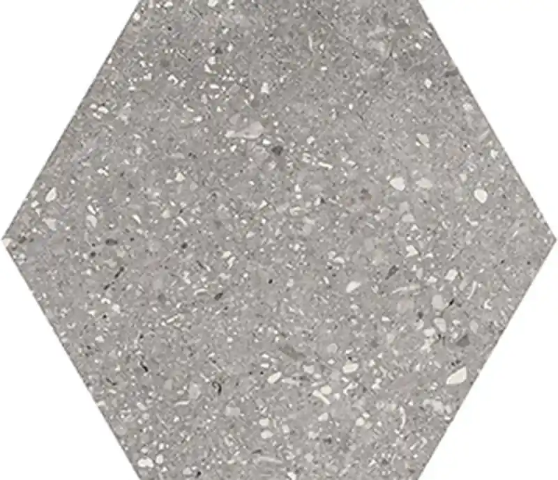 Seizoensaanbieding Scatola Esagonale Rettificata in Porcellana 25x29 Grey Wind 17 Pezzi 0,93m2 Apavisa