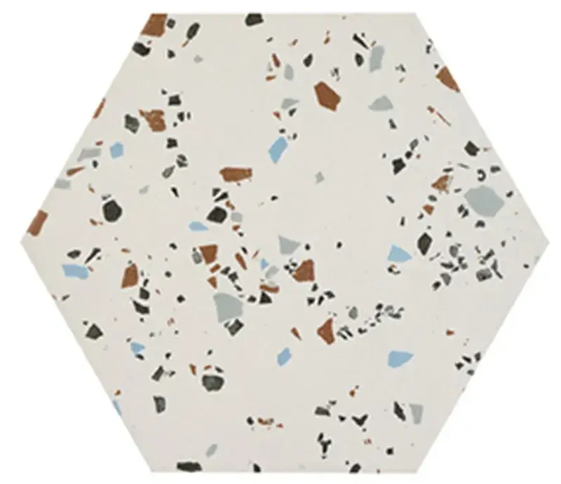 Scatola di Porcellana Rettificata Esagonale Bianca Sud 17 Pezzi 0,93m2 Apavisa Direct Verzonden