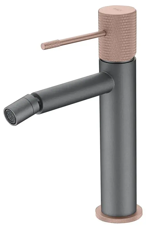 Rubinetto linea bidet Imex grigio opaco-champagne Laatste Kans
