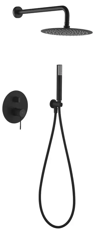 Set Doccia Incasso Imex Matte Black Line Aanbieding