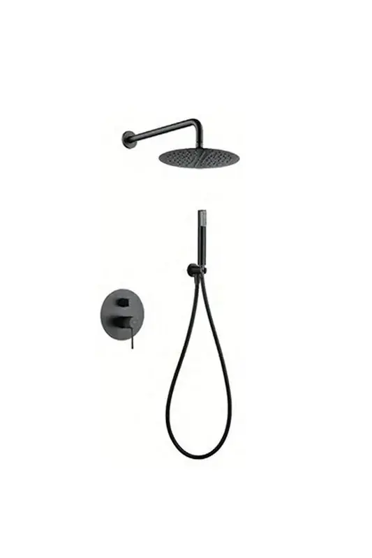 Veilige Betaling Set doccia incasso Line Black canna di fucile Imex