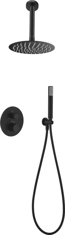 Set doccia incasso Top Black opaco Imex Fabrieksprijs