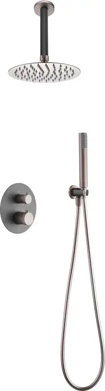 Populair Set doccia incasso Top Grey matt-champagne Imex